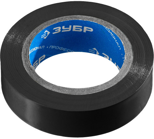 ЗУБР ЭЛЕКТРИК-10, 15 мм х 10 м, 6 000 В, черная, не поддерживает горение, изолента ПВХ, Профессионал (1233-2) купить  в Сочи