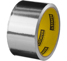 STAYER ProTape, 50 мм, 10 м, до 120 °С, самоклеящаяся алюминиевая лента, Professional (12268-50-10)