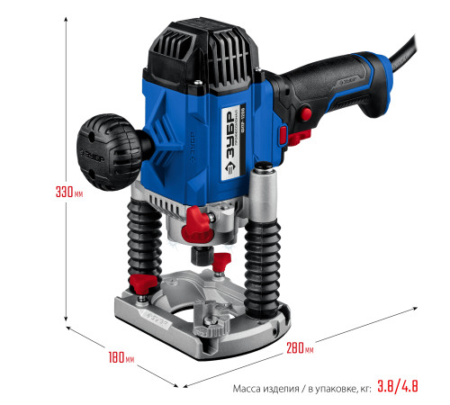 ЗУБР 1200 Вт, 50 мм, универсальный фрезер, Профессионал (ФПР-1200) купить  в Сочи