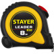 STAYER Leader, 8 м х 25 мм, рулетка с автостопом, Professional (3402-08-25) купить в Сочи