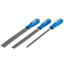 ЗУБР 200 мм, 3 предм, набор рашпилей, Профессионал (16657-H3)
