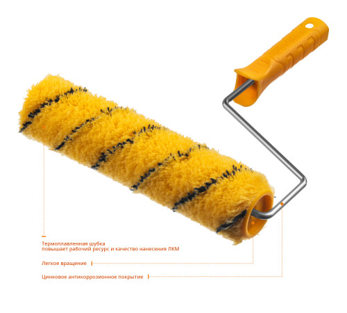 STAYER DUALON, 40 х 240 мм, бюгель 6 мм, ворс 12 мм, полиакрил, все виды ЛКМ, малярный валик (03184-24) купить  в Сочи