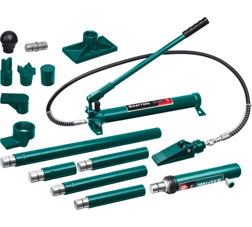 KRAFTOOL 10 т, в пластиковом кейсе, набор для правки кузова (43435-10) купить  в Сочи