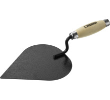 СИБИН 190 х 135 мм, деревянная ручка, кельма штукатура (0820-3)