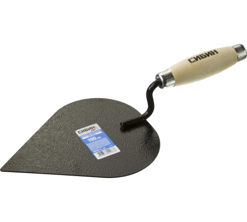 СИБИН 190 х 135 мм, деревянная ручка, кельма штукатура (0820-3) купить  в Сочи