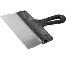 ЗУБР 250 мм, пластиковая ручка, нержавеющий фасадный шпатель (10077-25)