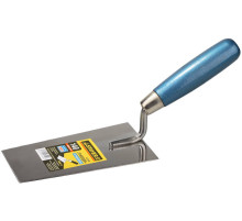 STAYER 140 мм, нержавеющее полотно, деревянная рукоятка, кельма трапеция, Professional (0830-14)