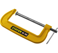 STAYER SG-150, 150 мм, чугунная струбцина G (3215-150) STAYER SG-150, 150 мм, чугунная струбцина G (3215-150)