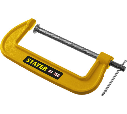 STAYER SG-150, 150 мм, чугунная струбцина G (3215-150) купить  в Сочи STAYER SG-150, 150 мм, чугунная струбцина G (3215-150) купить  в Сочи