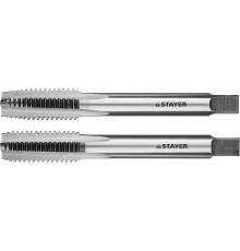 STAYER M12 х 1.5, 2 шт, комплект метчиков (28025-12-1.5-H2)