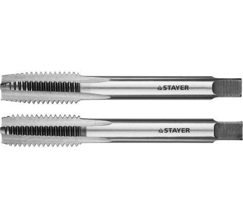 STAYER M12 х 1.5, 2 шт, комплект метчиков (28025-12-1.5-H2) купить  в Сочи