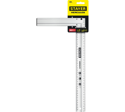 STAYER 400 мм, жесткий столярный угольник, Professional (3432-40) купить  в Сочи