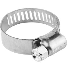 ЗУБР НХ-8П, 10 - 16 мм, просечная лента 8 мм, 200 шт, нержавеющий хомут, Профессионал (37811-10-16-200)