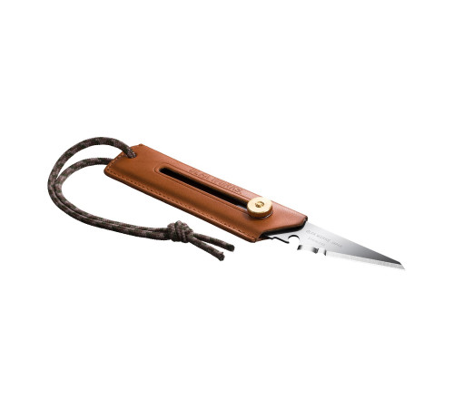OLFA WORKS BK1 CAMEL BUSHCRAFT KNIFE многоцелевой нож со сменным лезвием с чехлом (OW-BK1L-CL) купить  в Сочи