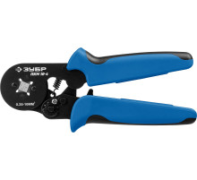 ЗУБР ПКМ-10-4, 0.25 - 10 мм2, с квадратным профилем, мультидиапазонные пресс-клещи, Профессионал (22695)