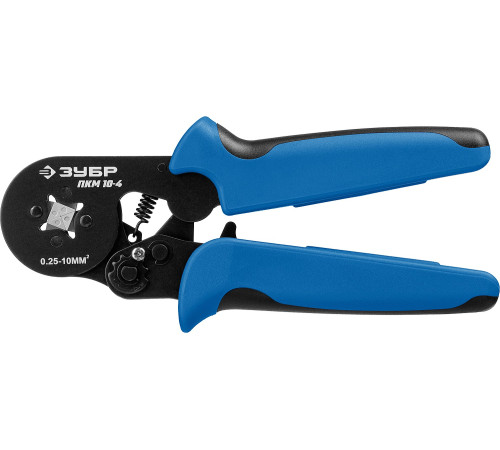 ЗУБР ПКМ-10-4, 0.25 - 10 мм2, с квадратным профилем, мультидиапазонные пресс-клещи, Профессионал (22695) купить  в Сочи