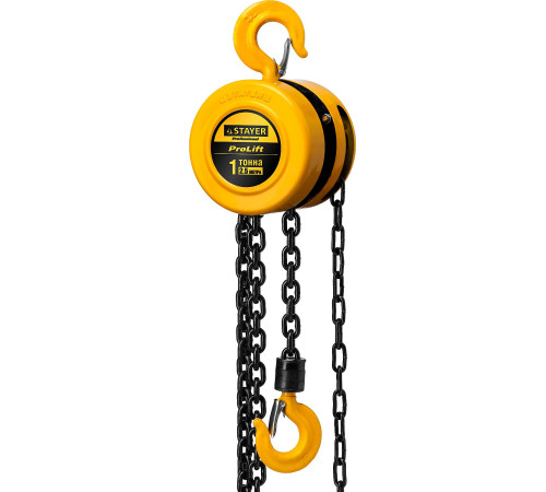 STAYER ProLift, 1 т, 2.5 м, ручная цепная шестеренная таль, Professional (4308-1) купить  в Сочи STAYER ProLift, 1 т, 2.5 м, ручная цепная шестеренная таль, Professional (4308-1) купить  в Сочи