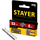 STAYER тип 53 (A/10/JT21), 6 мм, 1000 шт, калибр 23GA, скобы для степлера, Professional (3159-06) купить в Сочи
