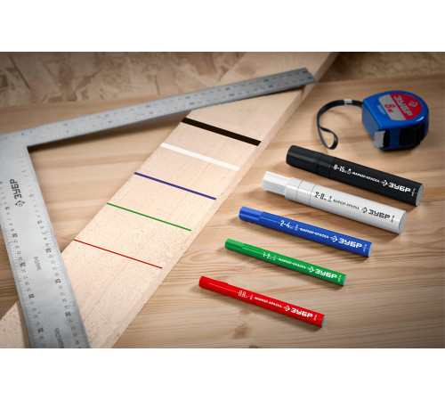 ЗУБР МК-80 белый, 0.8 мм маркер-краска (06324-8) купить  в Сочи