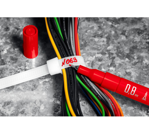 ЗУБР МК-80 белый, 0.8 мм маркер-краска (06324-8) купить  в Сочи