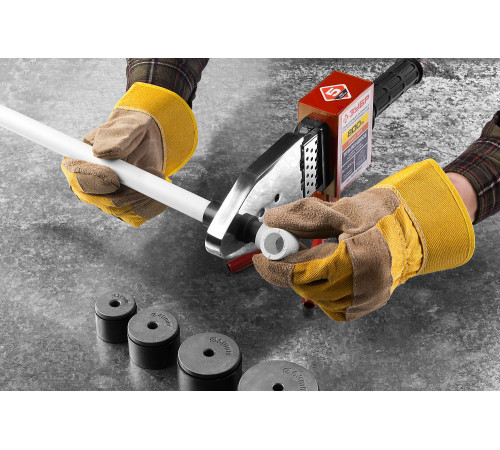 ЗУБР 800 Вт, паяльник для полипропиленовых труб, 6 насадок в комплекте (АСТ-800) купить  в Сочи