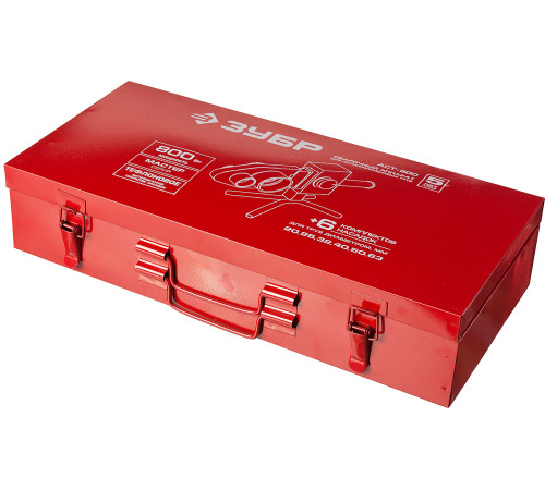 ЗУБР 800 Вт, паяльник для полипропиленовых труб, 6 насадок в комплекте (АСТ-800) купить  в Сочи