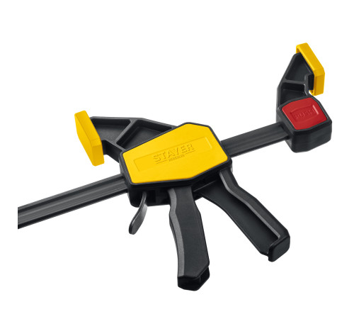 STAYER Hercules, 300/480 мм, пистолетная струбцина, Professional (32242-30) для фиксации и удержания заготовок при выполнении столярных и слесарных работ STAYER Hercules, 300/480 мм, пистолетная струбцина, Professional (32242-30) для фиксации и удержания заготовок при выполнении столярных и слесарных работ