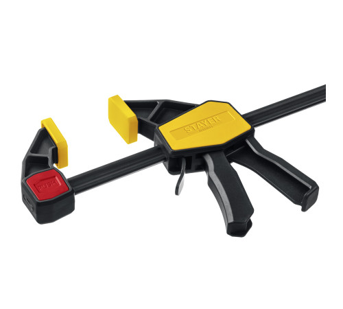 STAYER Hercules, 300/480 мм, пистолетная струбцина, Professional (32242-30) для фиксации и удержания заготовок при выполнении столярных и слесарных работ STAYER Hercules, 300/480 мм, пистолетная струбцина, Professional (32242-30) для фиксации и удержания заготовок при выполнении столярных и слесарных работ