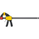 STAYER Hercules, 300/480 мм, пистолетная струбцина, Professional (32242-30) для фиксации и удержания заготовок при выполнении столярных и слесарных работ