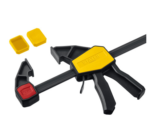 STAYER Hercules, 300/480 мм, пистолетная струбцина, Professional (32242-30) для фиксации и удержания заготовок при выполнении столярных и слесарных работ STAYER Hercules, 300/480 мм, пистолетная струбцина, Professional (32242-30) для фиксации и удержания заготовок при выполнении столярных и слесарных работ