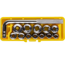 STAYER 13 шт, с воротком, набор торцовых головок (2-26089-H13)