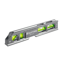 KRAFTOOL BILLET, 8 в 1, 200 мм, точность 0.3 мм/м, 4 глазка, брусковый магнитный уровень (34790)