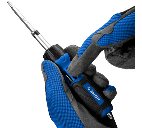 ЗУБР 12 предм., реверсивная отвертка, Профессионал (25169) купить  в Сочи