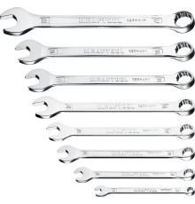 KRAFTOOL 8 шт, 6 - 17 мм, набор комбинированных гаечных ключей (27079-H8C)