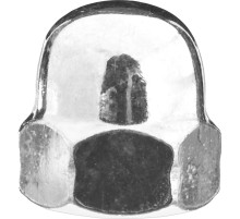 ЗУБР DIN 1587, M12, цинк, 5 кг, колпачковая гайка (303680-12)