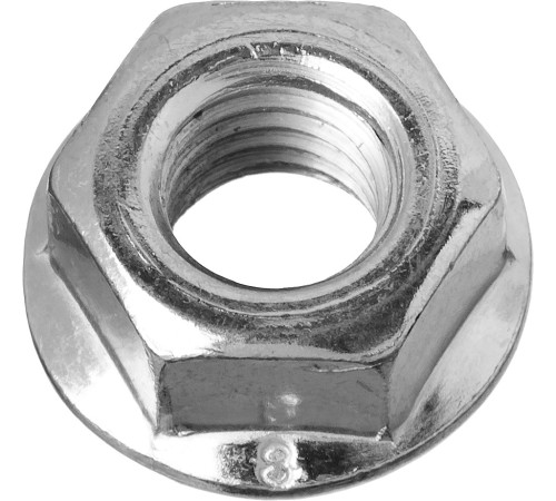 ЗУБР DIN 6923, кл. пр. 6, M8, цинк, 6 шт, гайка с фланцем (303636-08) купить  в Сочи