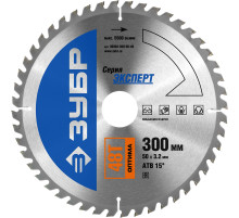 ЗУБР Оптима, 300 x 50 мм, 48Т, пильный диск по дереву, Профессионал (36903-300-50-48)