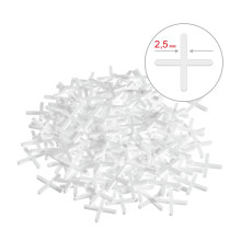 STAYER 2.5 мм, 200 шт, крестики для плитки (3380-2,5)