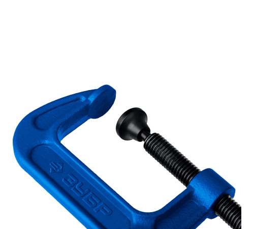 ЗУБР ПCС-50, 50 мм, чугунная струбцина тип С (G-образная), Профессионал (32245-050) купить  в Сочи ЗУБР ПCС-50, 50 мм, чугунная струбцина тип С (G-образная), Профессионал (32245-050) купить  в Сочи