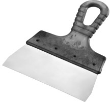 СИБИН 150 мм, пластиковая ручка, нержавеющий фасадный шпатель (10079-150)