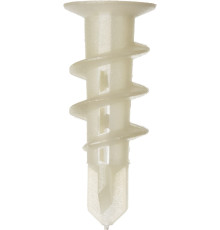 ЗУБР ДРИВА, 33 мм, 100 шт, нейлоновый дюбель со сверлом для гипсокартона (4-301265)