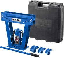 ЗУБР ТГВ-8-K, 8 т, ручной вертикальный гидравлический трубогиб в кейсе, Профессионал (43078-08-K)