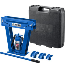 ЗУБР ТГВ-8-K, 8 т, ручной вертикальный гидравлический трубогиб в кейсе, Профессионал (43078-08-K)
