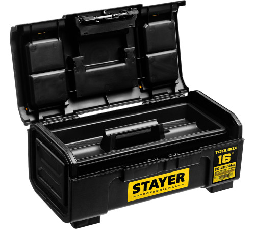 STAYER TOOLBOX-16, 390 х 210 х 160, пластиковый ящик для инструментов, Professional (38167-16) купить  в Сочи