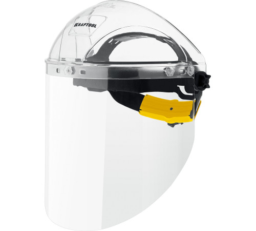 KRAFTOOL SPECTRA, удлинённый экран 220 х 385 мм, поликарбонат 2 мм, храповик, защитный лицевой щиток (110811) купить  в Сочи