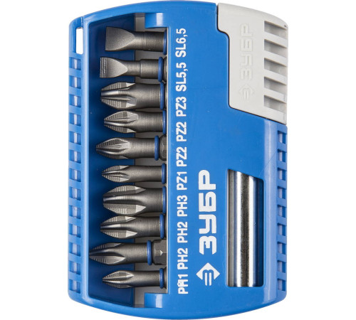ЗУБР 11 шт, набор бит с магнитным адаптером (26050-H11) купить  в Сочи