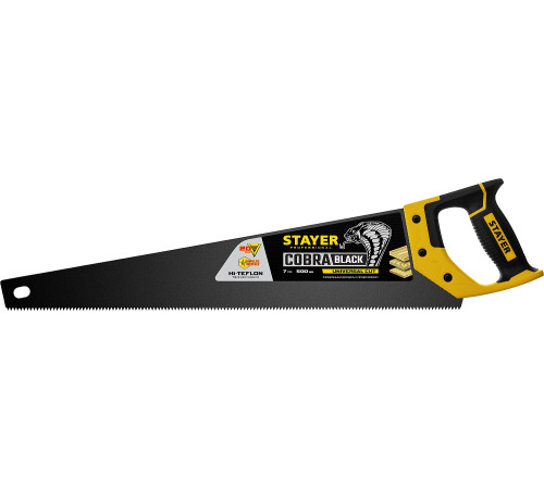 STAYER Cobra Black, 500 мм, универсальная ножовка, Professional (2-15081-50) купить  в Сочи