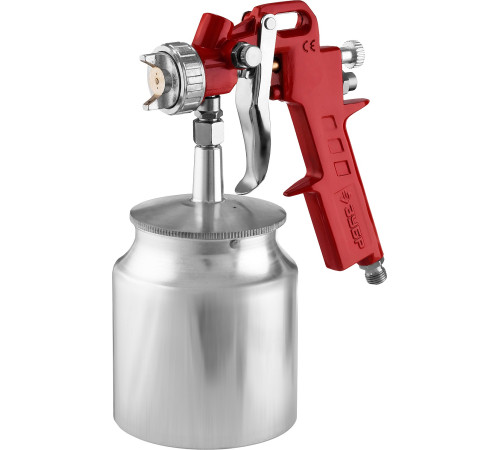 ЗУБР MS 200N, 1.3 мм, пневматический краскопульт с нижним бачком (06456-1.3) купить  в Сочи