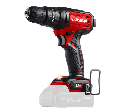 ЗУБР 20 В, 40 Н·м, без АКБ (LMS), ударная дрель-шуруповерт (ДШУ-40) купить  в Сочи