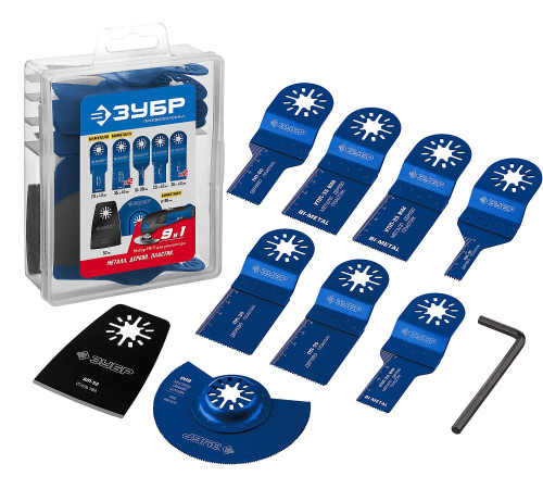 ЗУБР НР-9 UniLock, OIS-хвост., 9 предм., набор насадок для реноватора, Профессионал (15576) купить  в Сочи